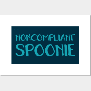 Noncompliant Spoonie (Hand) Posters and Art